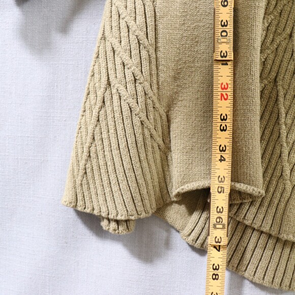 Free People Emmaline Sweater Dress Womens M Green Cutout Back Balloon Sleeve - Picture 15 of 16